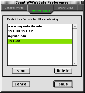 example referral list